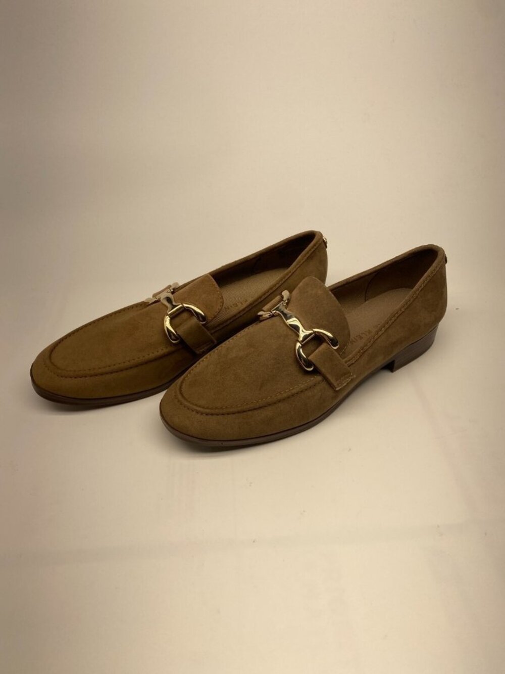 AK Anne Klein Womens Brown Flexible Loafer Sz 9.5